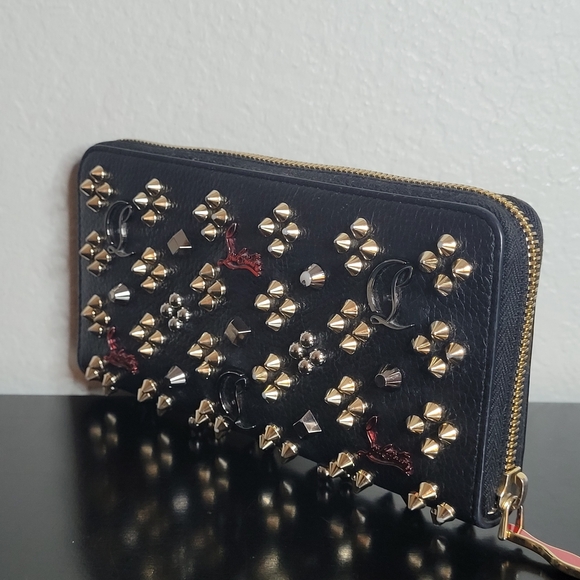 Christian Louboutin Panettone Long Wallet Multicolor Spikes - Picture 2 of 16